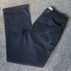 NWOT! Women's 'MOM' Black Denim Sz 4